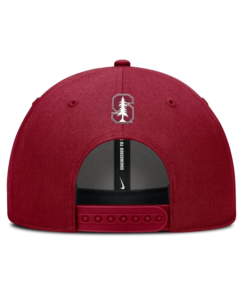 Nike Men's Cardinal Stanford Cardinal 2025 Sideline Rise Practice Adjustable Hat