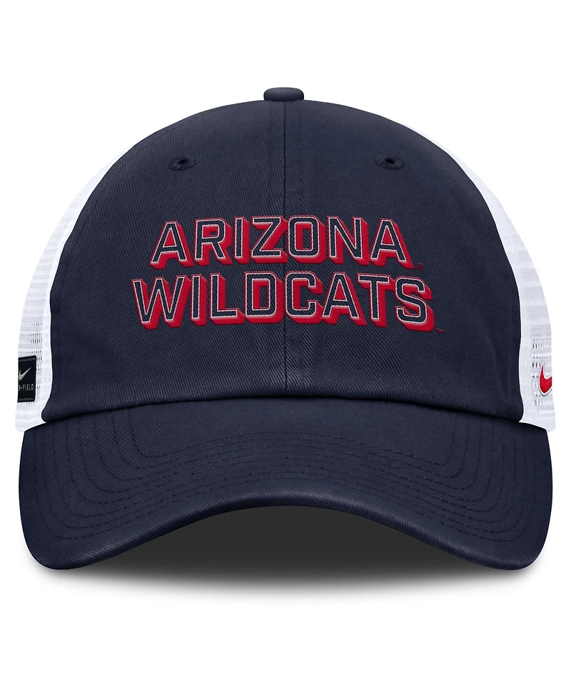 Men's Nike Navy Arizona Wildcats 2025 Gameday On-Field Club Adjustable Trucker Hat