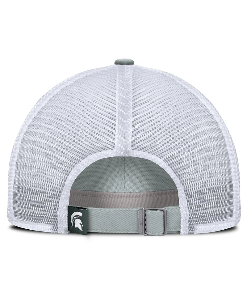 Nike Men's Gray Michigan State Spartans 2025 Gameday On-Field Club Adjustable Trucker Hat