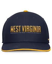 Nike Men's Navy West Virginia Mountaineers 2025 On-Field Pro Performance Adjustable Hat