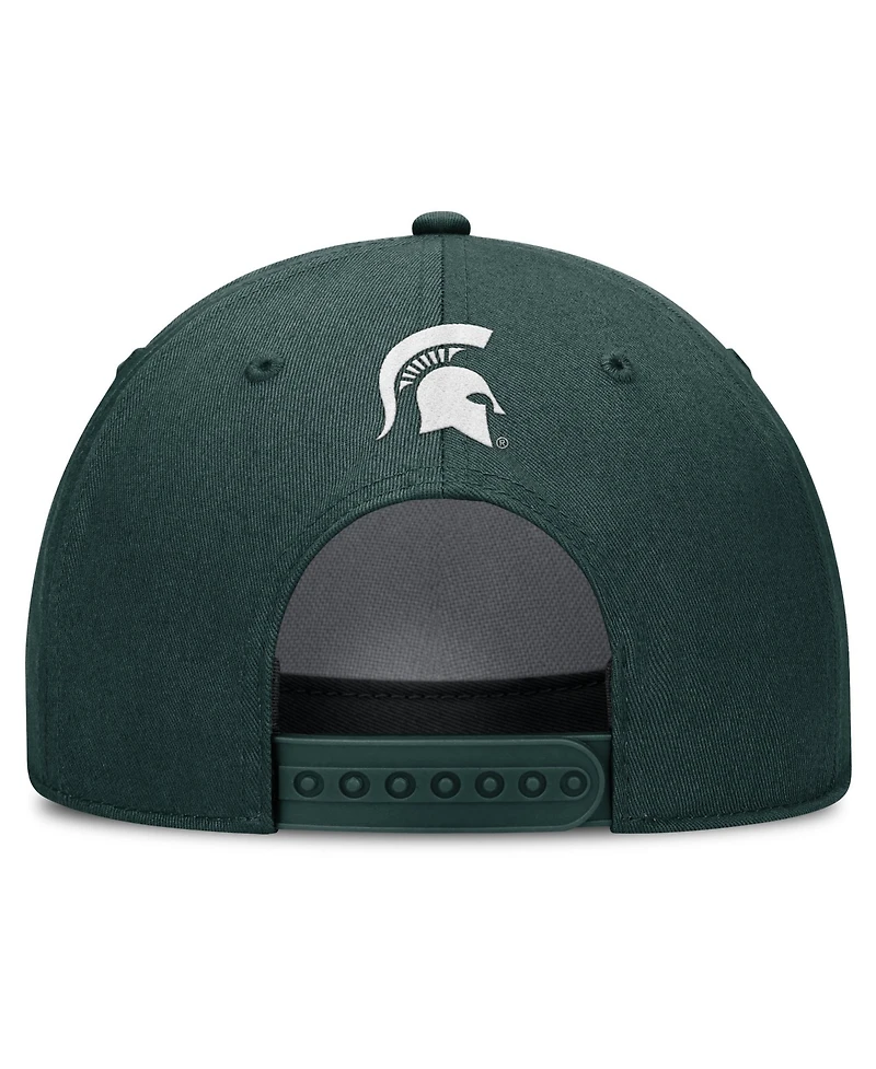 Men's Nike Green Michigan State Spartans Rise Campus Adjustable Hat