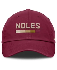 Men's Nike Garnet Florida State Seminoles Club Campus Adjustable Hat