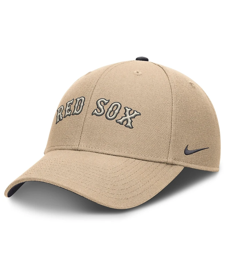 Nike Men's Khaki Boston Red Sox Rise Adjustable Hat