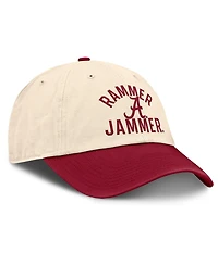 Nike Men's and Women's Natural Alabama Crimson Tide 2026 Primetime Natural 2-Tone Club Adjustable Hat