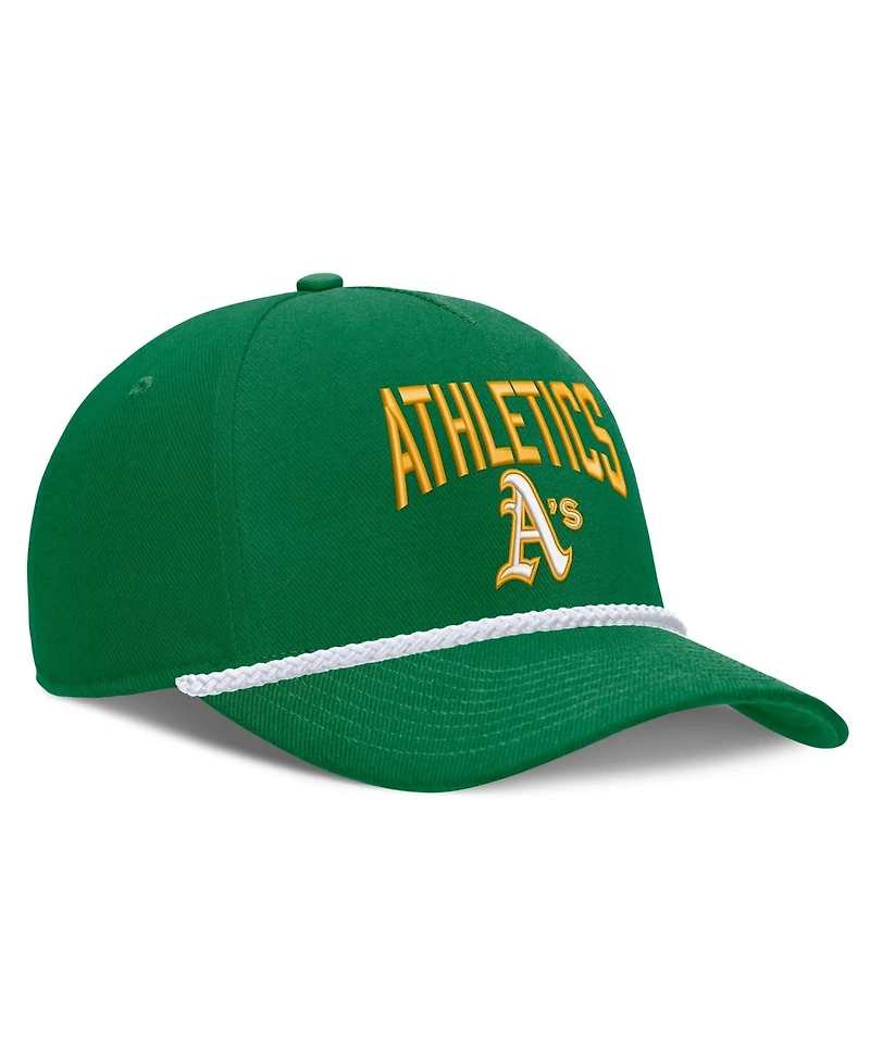 Men's Nike Green Oakland Athletics Cooperstown Rise Adjustable Hat