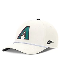 Men's Nike Cream Arizona Diamondbacks Cooperstown Rise Adjustable Hat