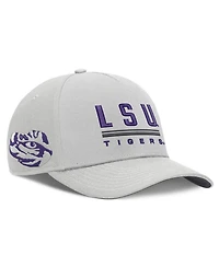 Men's Nike Gray Lsu Tigers 2026 Sideline Dri-fit Rise Adjustable Hat