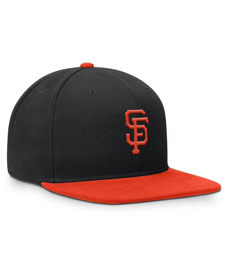 Men's Nike Black/Orange San Francisco Giants Primetime Pro Dri-fit snapback Hat