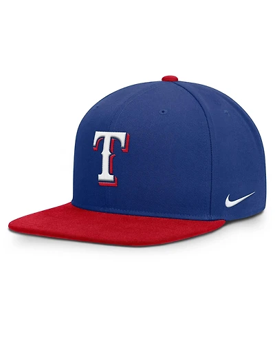 Men's Nike Royal/Red Texas Rangers Primetime Pro Dri-fit snapback Hat
