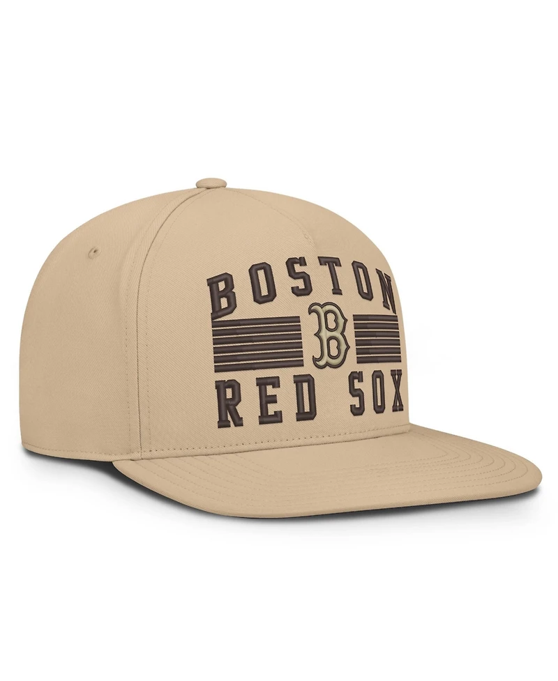 Nike Men's Khaki Boston Red Sox Desert Pro AeroBill Dri-fit Snapback Hat