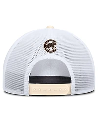 Men's Nike Natural/White Chicago Cubs Rise Dri-fit Trucker Adjustable Hat