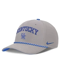 Nike Men's and Women's Gray Kentucky Wildcats Primetime Rise Rope Adjustable Hat