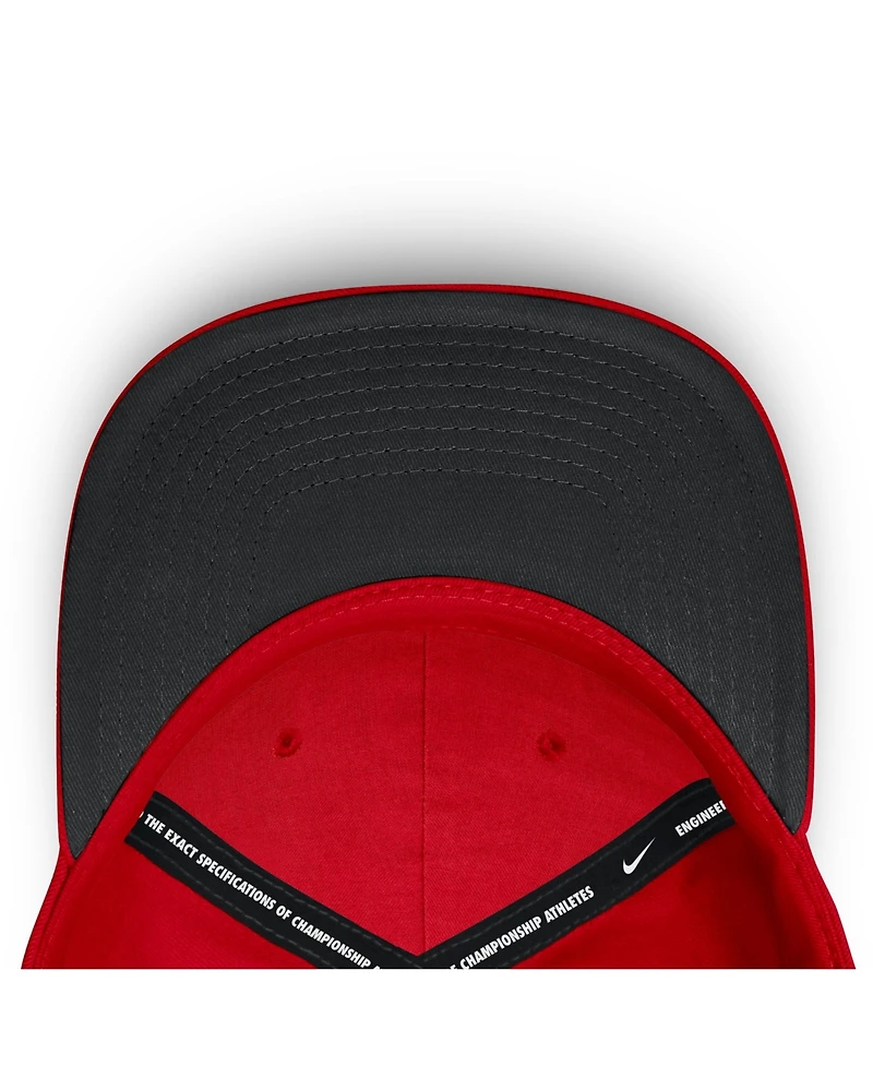 Men's and Women's Nike Scarlet Ohio State Buckeyes Primetime Chant Club Adjustable Hat