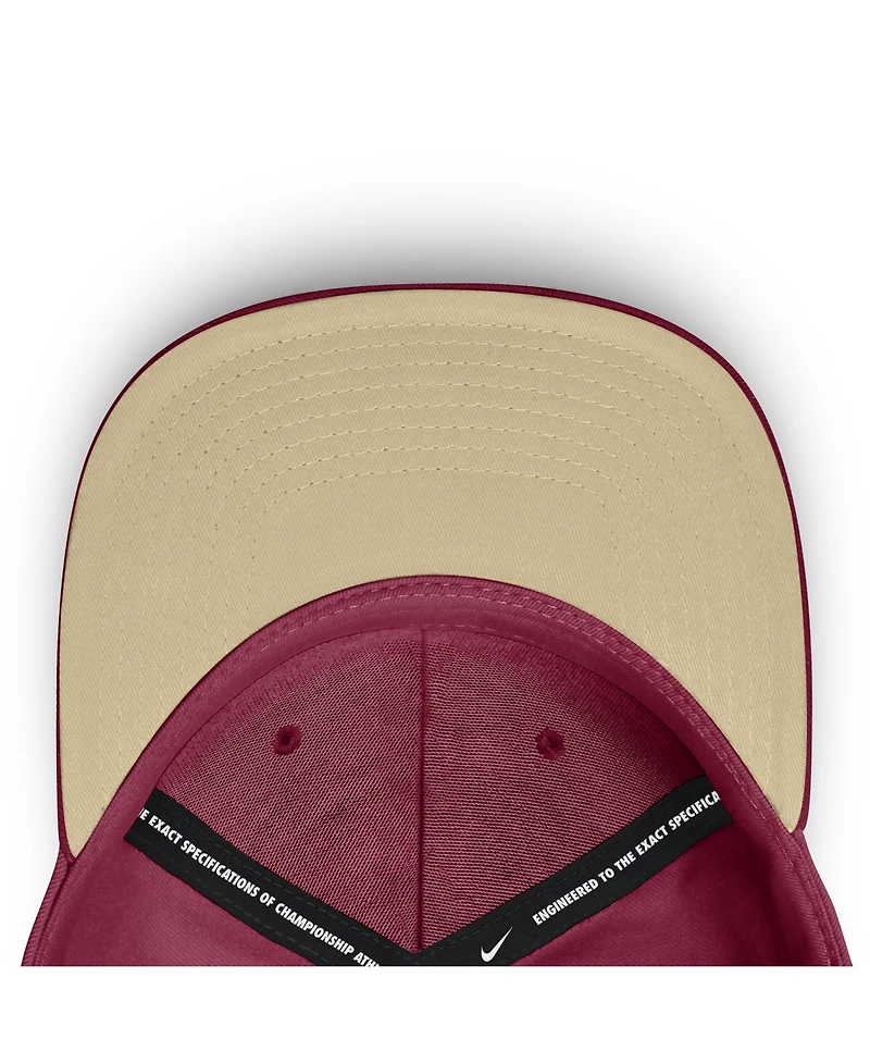 Men's and Women's Nike Garnet Florida State Seminoles Primetime Chant Club Adjustable Hat