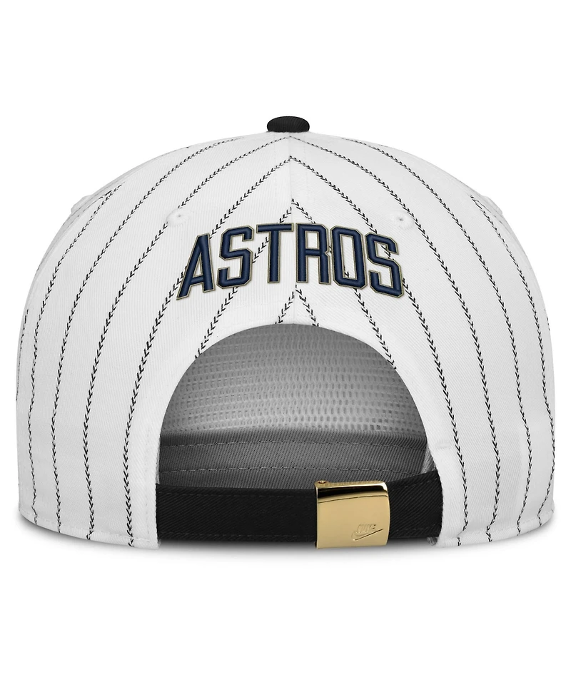 Men's Nike White/Black Houston Astros Cooperstown Collection Pro Adjustable Hat