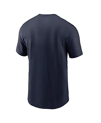 Nike Men's Navy Michigan Wolverines Legacy Stacked Established T-Shirt