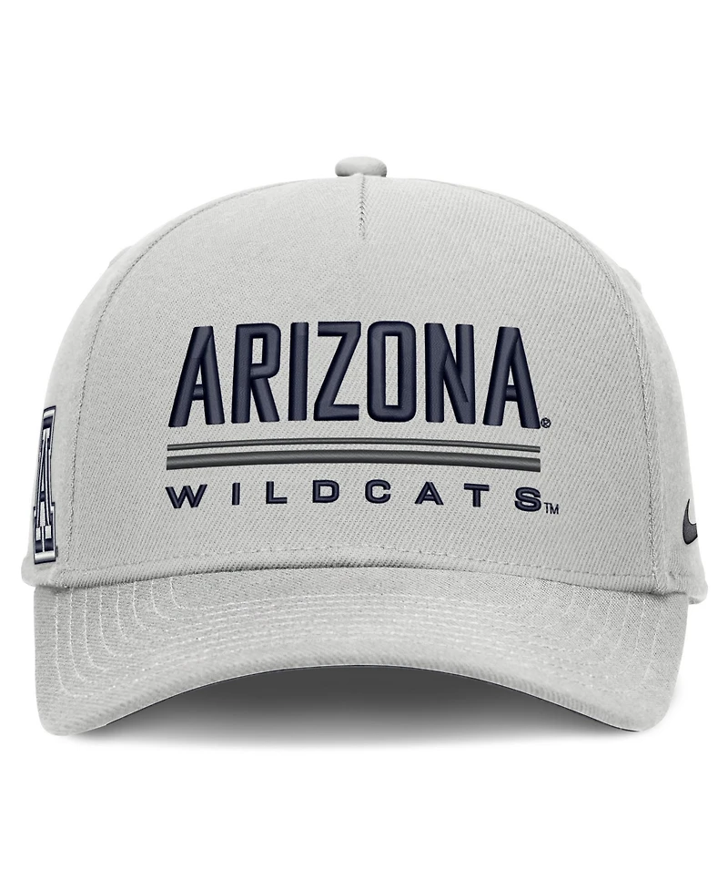 Men's Nike Gray Arizona Wildcats 2026 Sideline Dri-fit Rise Adjustable Hat