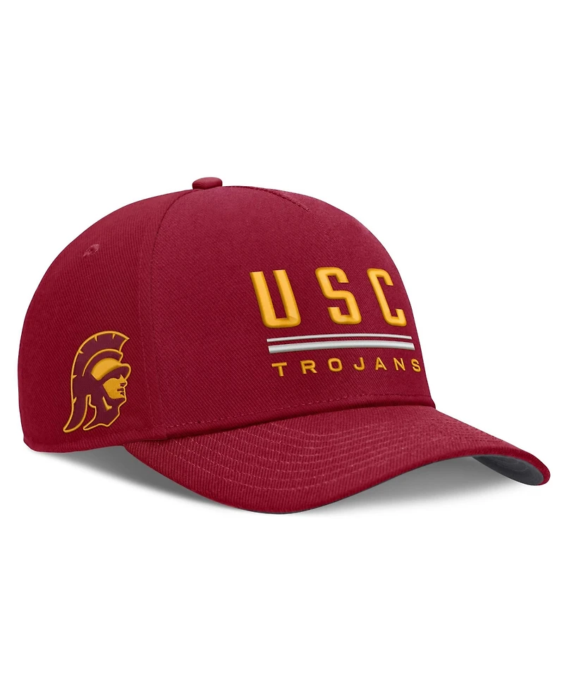 Nike Men's Cardinal Usc Trojans 2026 Sideline Dri-fit Rise Adjustable Hat