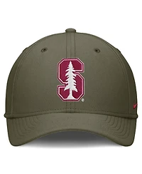 Nike Men's Olive Stanford Cardinal Primetime SwooshFlex Dri-fit Hat