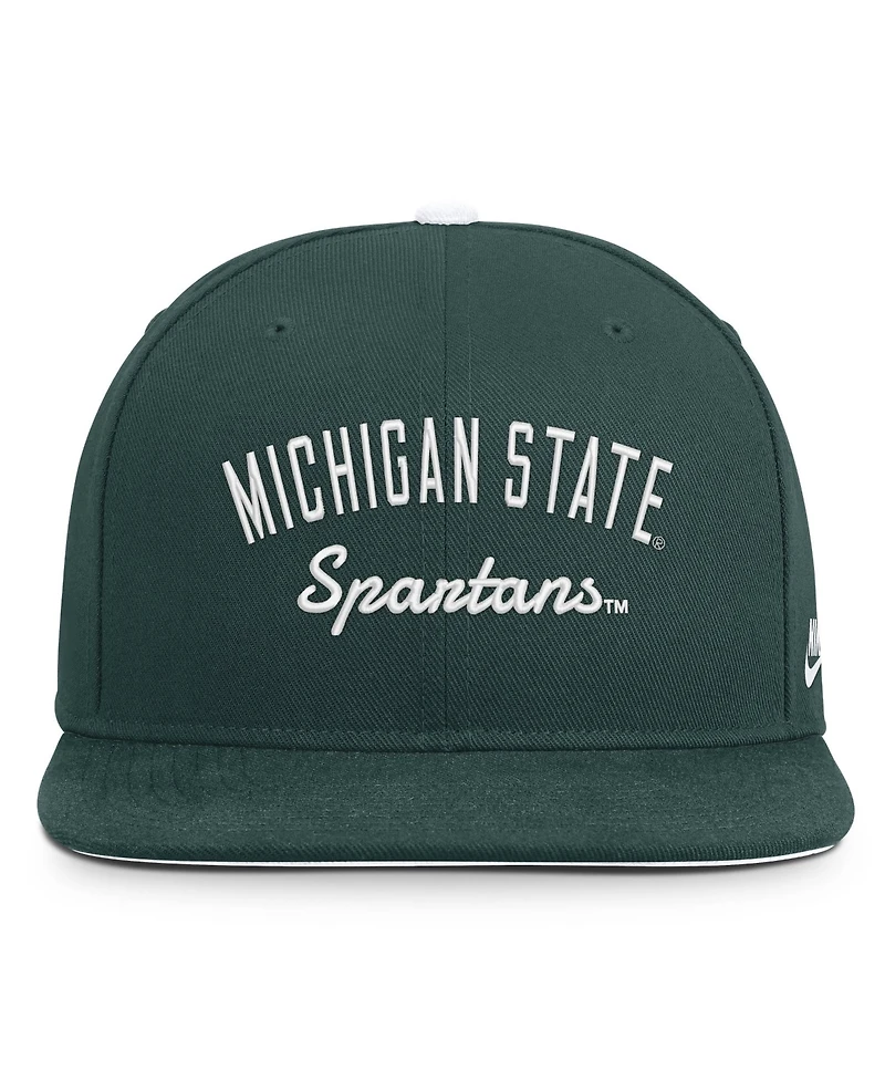 Nike Men's Green Michigan State Spartans Legacy Snapback Hat