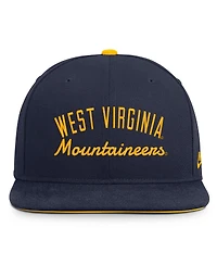 Nike Men's Navy West Virginia Mountaineers Legacy Snapback Hat