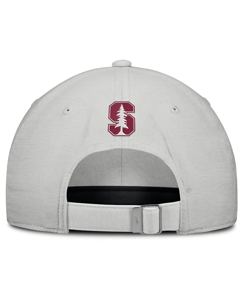 Men's and Women's Nike Gray Stanford Cardinal 2026 On-Field Gameday Club Adjustable Hat