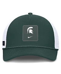 Men's and Women's Nike Green Michigan State Spartans 2026 On-Field Gameday Rope Trucker Adjustable Hat