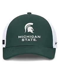 Men's and Women's Nike Forest Green Michigan State Spartans 2026 On-Field Gameday Trucker Hat