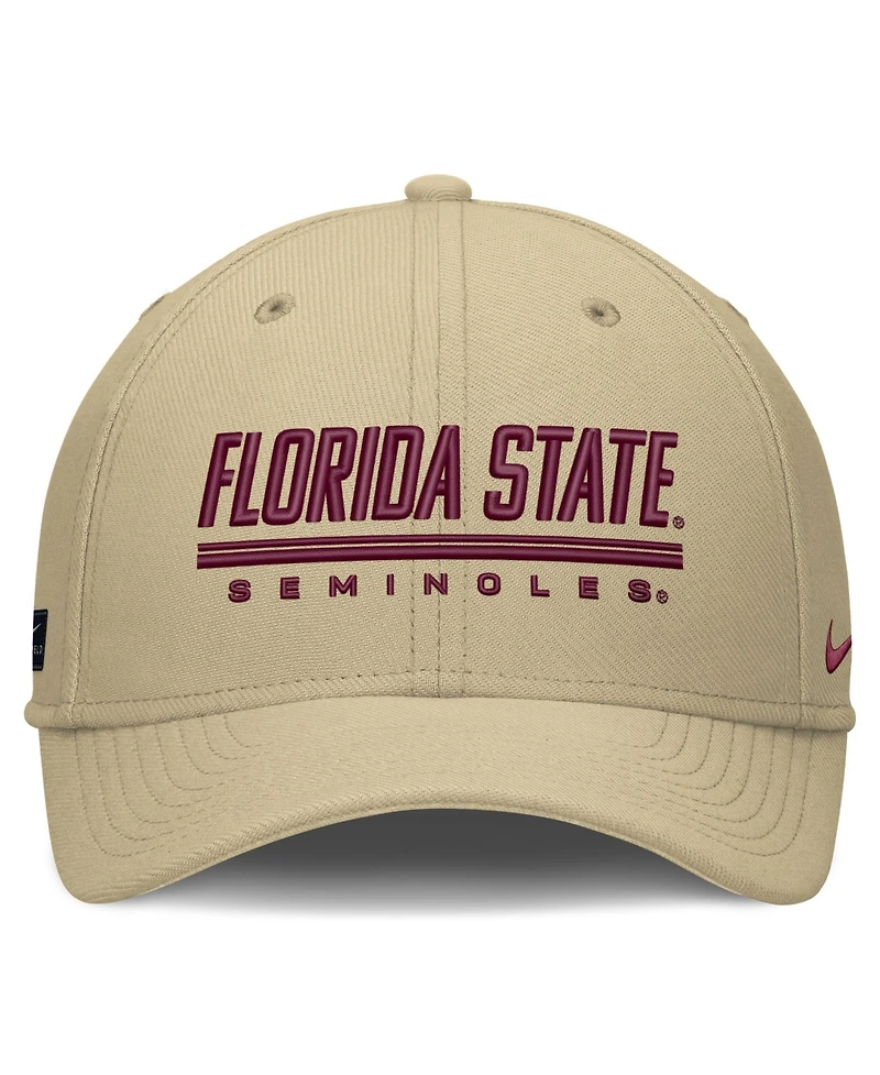 Nike Men's Gold Florida State Seminoles Game Day Rise Swooshflex Hat