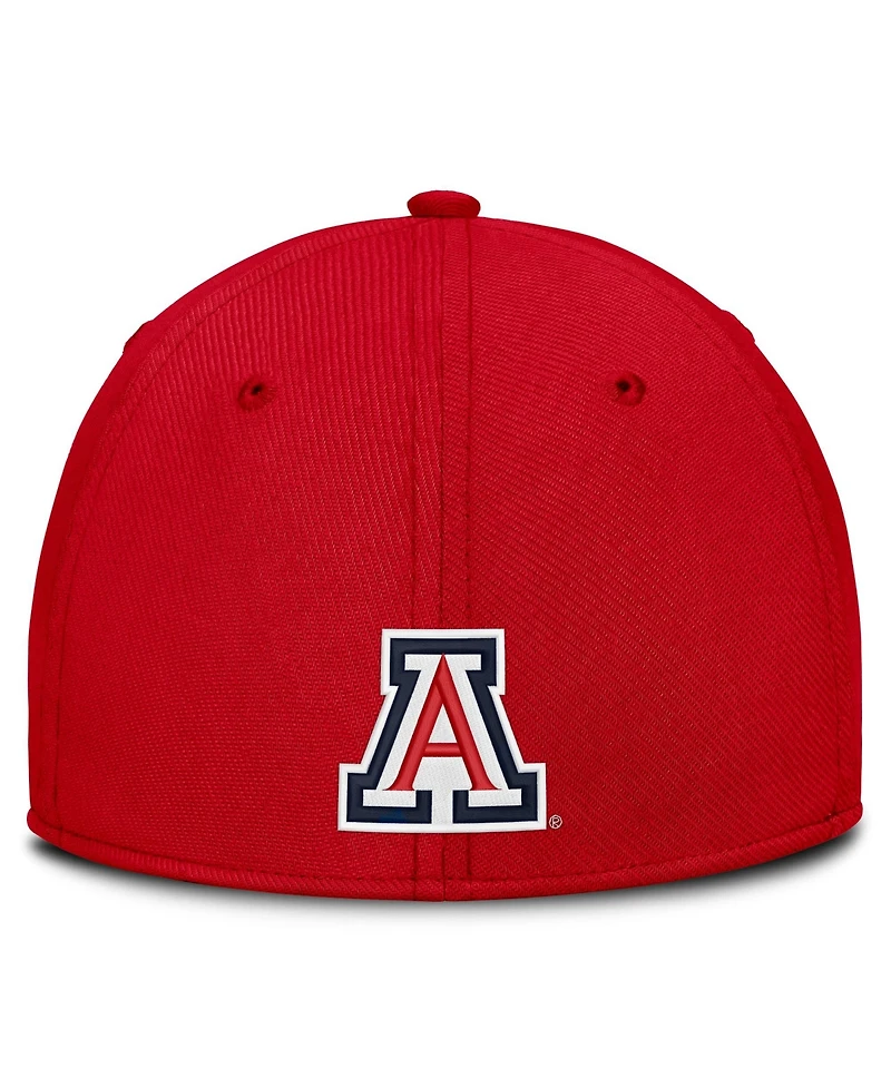 Nike Men's Red Arizona Wildcats Game Day Rise Swooshflex Hat
