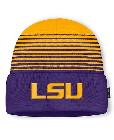 Men's and Women's Nike Purple/Gold Lsu Tigers On-Field Utility Knit Hat