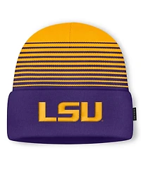 Men's and Women's Nike Purple/Gold Lsu Tigers On-Field Utility Knit Hat