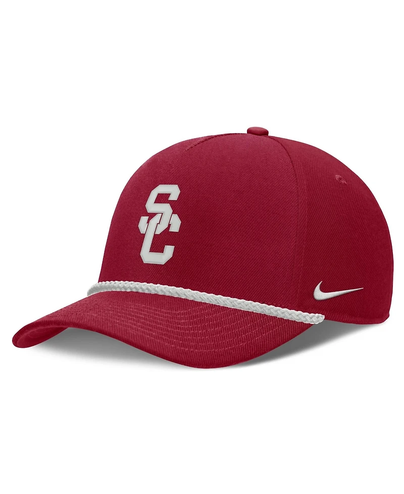 Men's and Women's Nike Crimson Usc Trojans Rope Rise Adjustable Hat