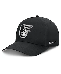 Men's Nike Black Baltimore Orioles Rise Dri-fit A-Frame Adjustable Hat
