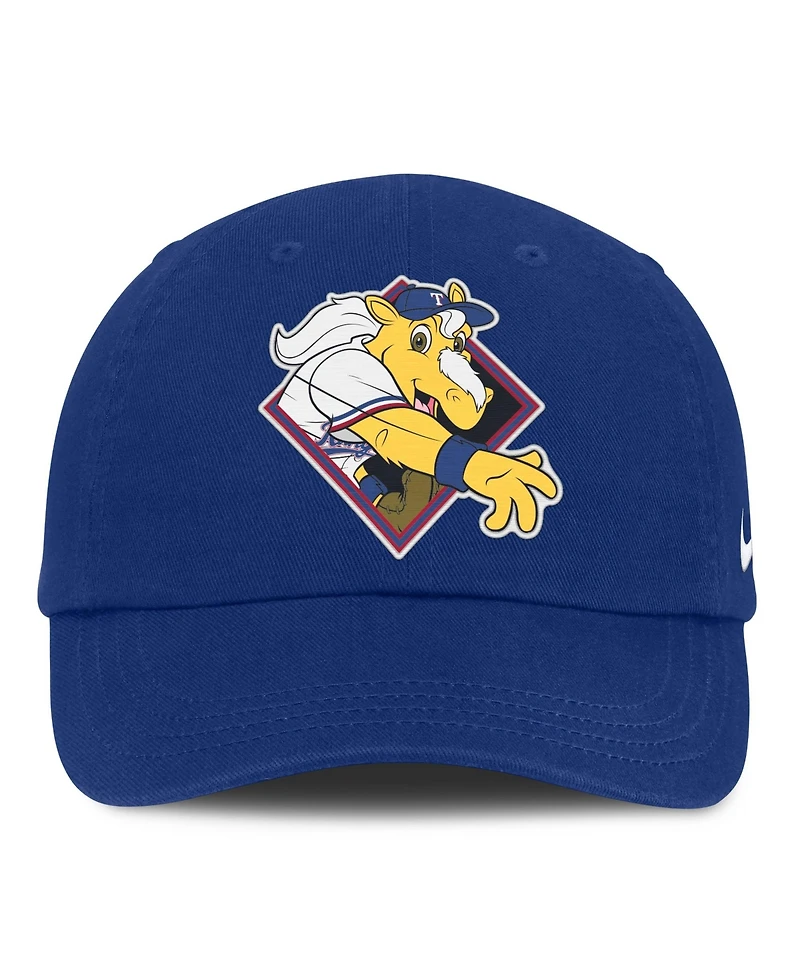Baby Boys and Girls Nike Royal Texas Rangers Mascot Club Flex Hat