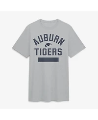 Men's Nike Heather Gray Auburn Tigers Arch Wordmark Legacy Tri-Blend T-Shirt