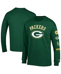 Men's Champion Green Bay Packers Seal Long Sleeve T-Shirt