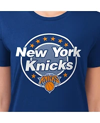 G-iii 4Her by Carl Banks Women's New York Knicks Super-Slim Pinstripe T-Shirt