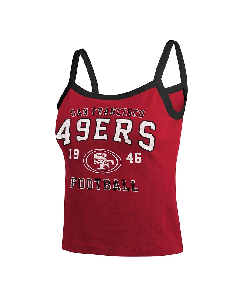 Wear by Erin Andrews Women's San Francisco 49ers Colorblock-Racerback Tank Top