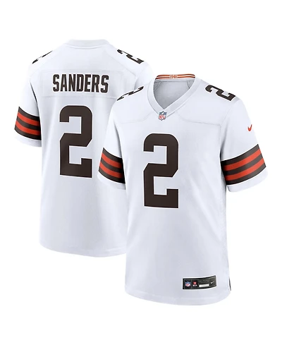 Nike Men's Shedeur Sanders White Cleveland Browns Game Jersey