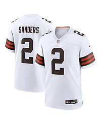 Nike Men's Shedeur Sanders White Cleveland Browns Game Jersey