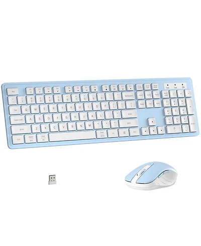 Lofree 104-Key Wireless Keyboard and Mouse Combo Compatible with Windows