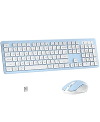 Lofree 104-Key Wireless Keyboard and Mouse Combo Compatible with Windows