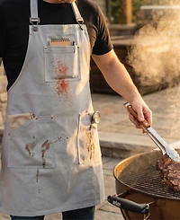 Cat Cora Heavyweight Cotton Canvas 28" Adjustable Kitchen Apron