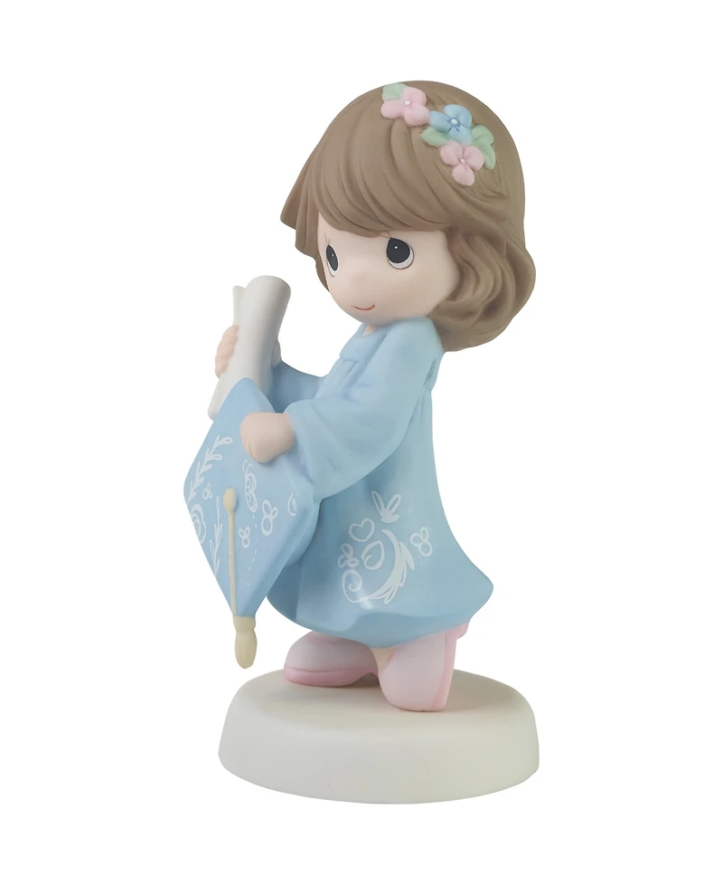Precious Moments Graduation Blonde Boy Figurine