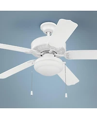 Craftmade 52" Enduro Abs Housing White Led Outdoor Pull Chain Ceiling Fan