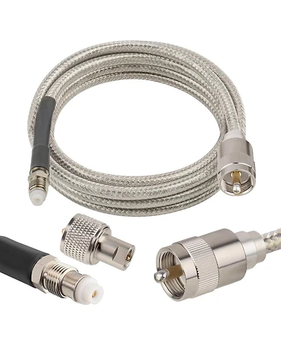 Lofree RG8X Double-Shielded Flexible Coaxial Cable 10 ft.