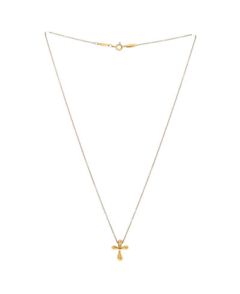 Pre-Owned Tiffany & Co Elsa Peretti Cross Pendant Necklace