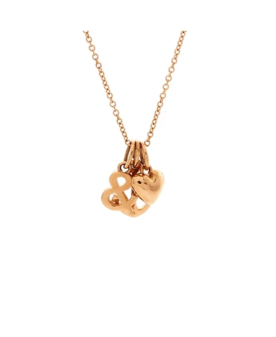 Pre-Owned Tiffany & Co Tiffany and Heart and Anchor Pendant Necklace