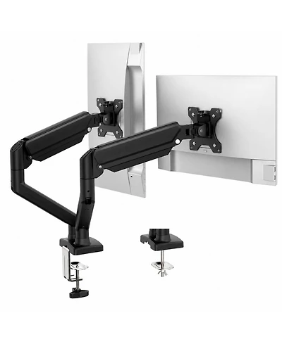 Lofree Gas Spring Monitor Mount Full-Motion Dual Arm Desk Mount Supports 13 to 32 Inch Monitors